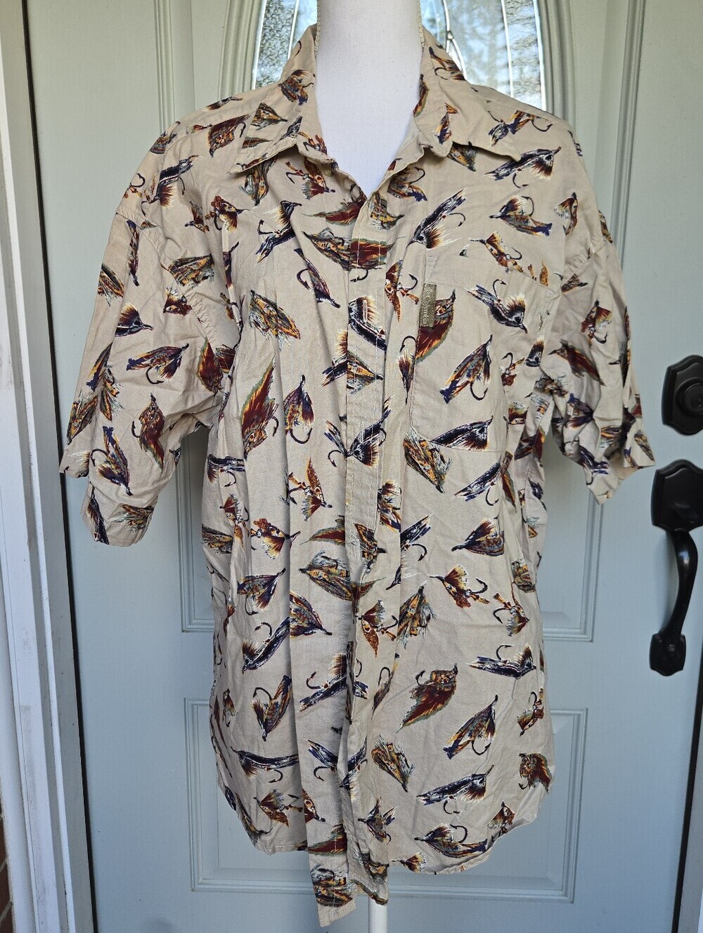 Columbia Vintage Fishing Lure Button Down